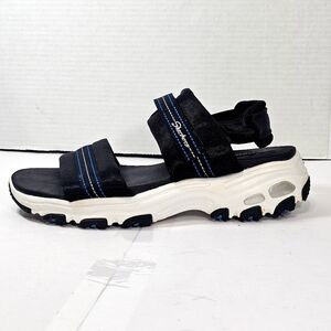 Skechers Black and Blue Women's Sandals